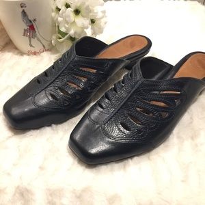 Nurture Mules Slip on Leather
